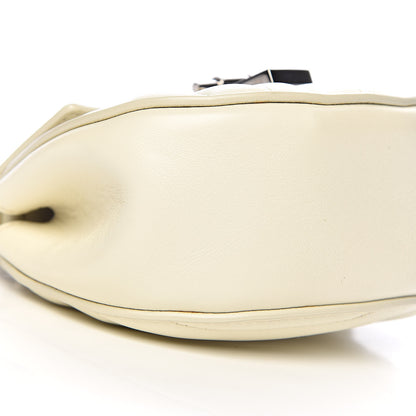 Chloe Calfskin Quilted Nano Drew Bijou Shoulder Bag White 7 of 9