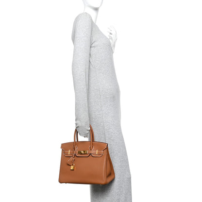 Hermes Togo Birkin 30 Gold 2 of 11