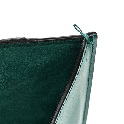 Bulgari Snakeskin Medium Serpenti Top Handle Tote Emerald 12 of 12