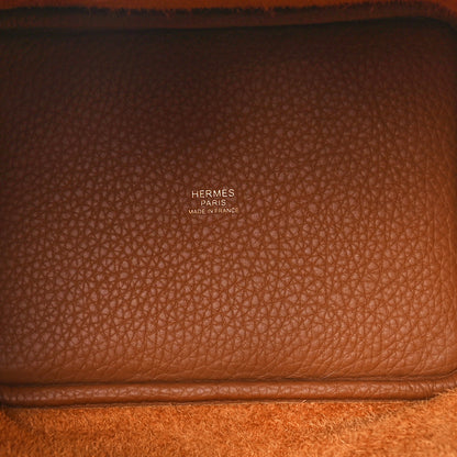 Hermes Taurillon Clemence Picotin Lock 18 PM Gold 5 of 11