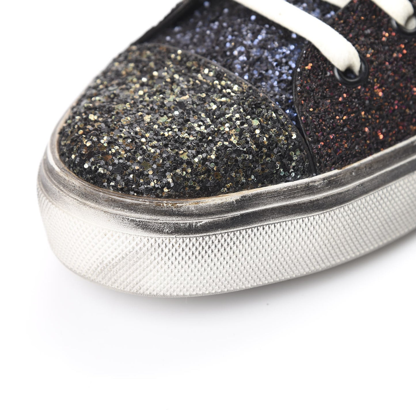 Rubber Glitter Mens Bedford Hightop Sneakers 42 Multicolor