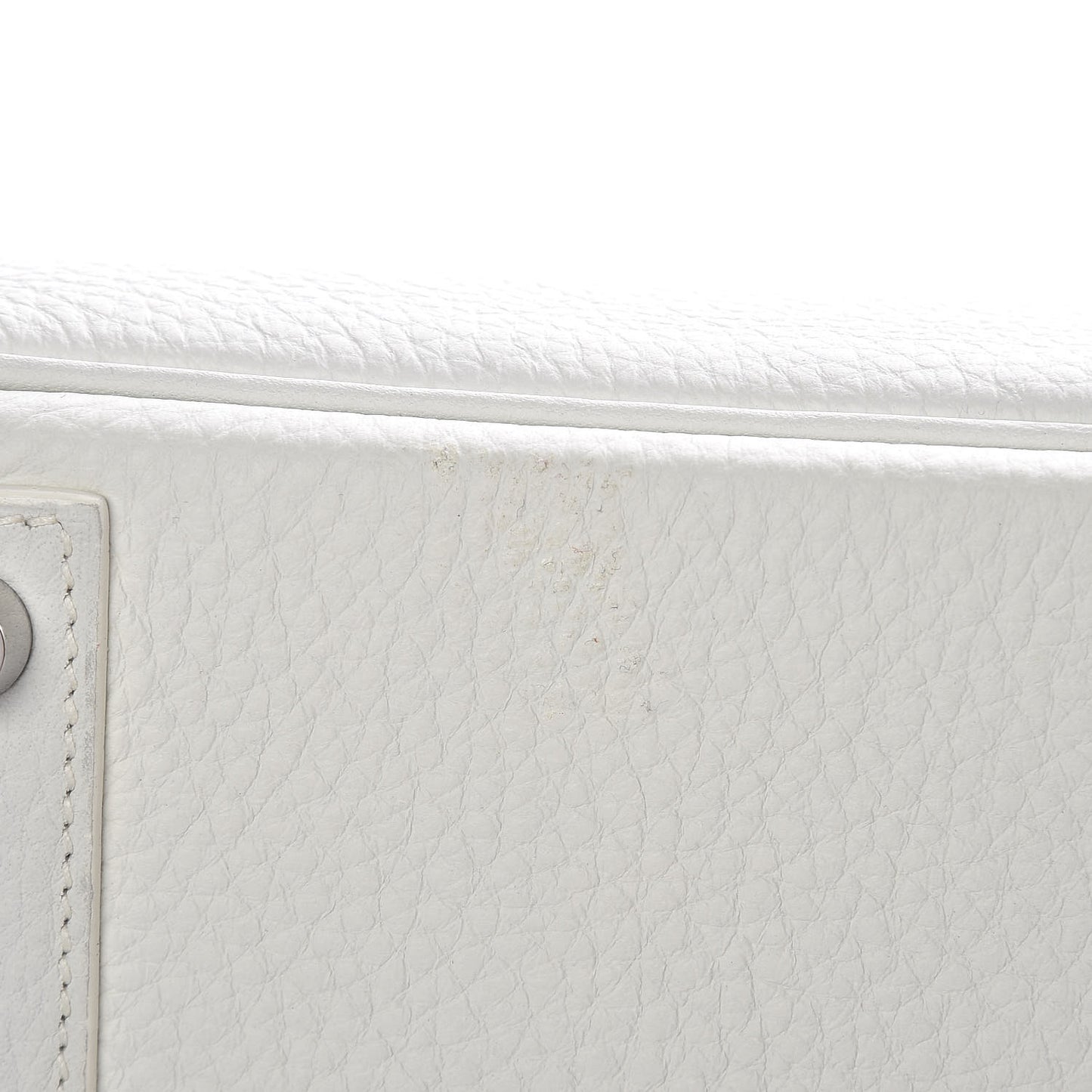 Taurillon Clemence Birkin 40 White