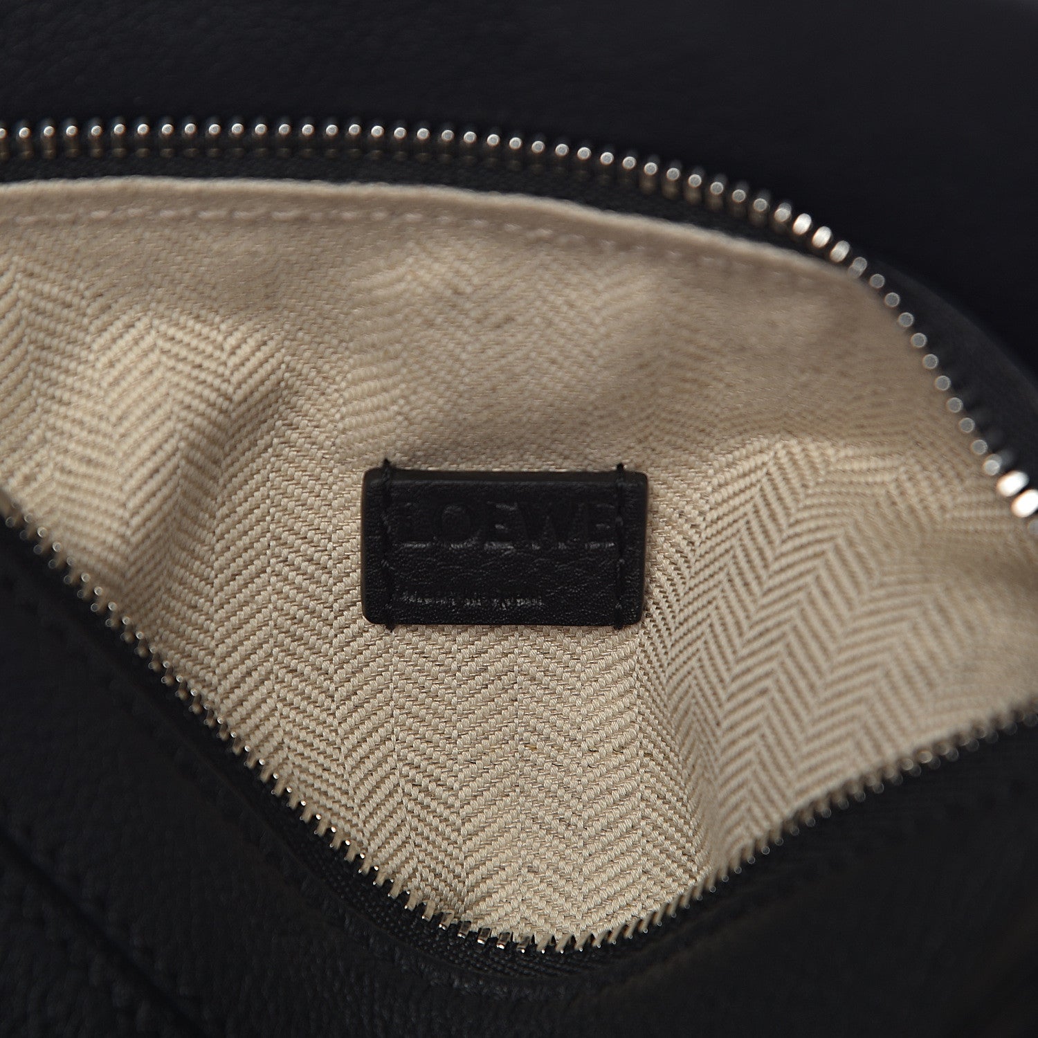 Loewe Calfskin Mini Puzzle Bag Black 6 of 10