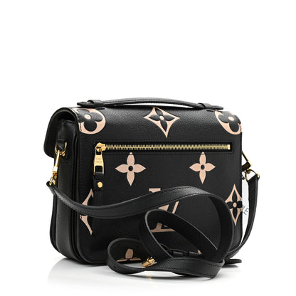 Louis Vuitton Empreinte Monogram Giant Pochette Metis Black Beige 3 of 8