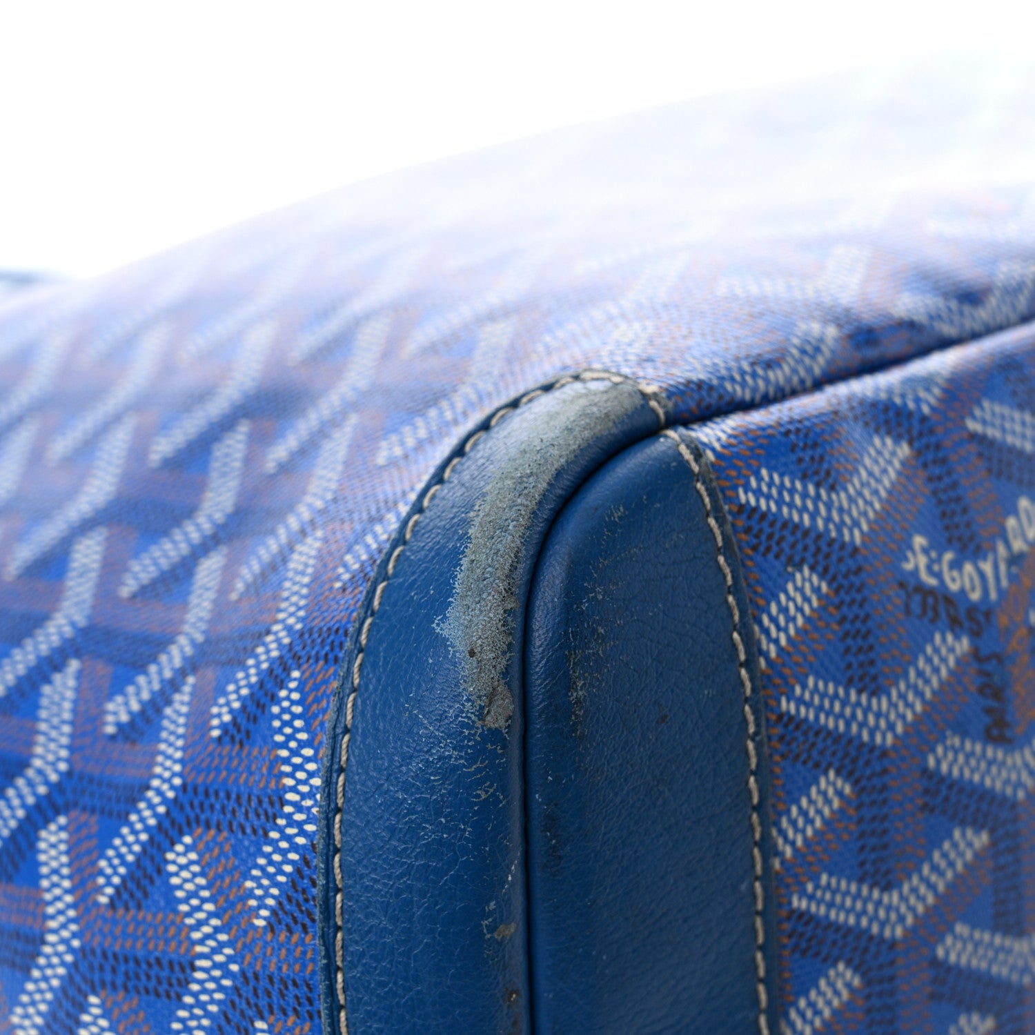 Goyard Goyardine Artois MM Blue 12 of 15