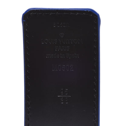 Louis Vuitton Taurillon Illusion 40mm LV Initiales Reversible Belt 95 38 Bleu Vert 4 of 8