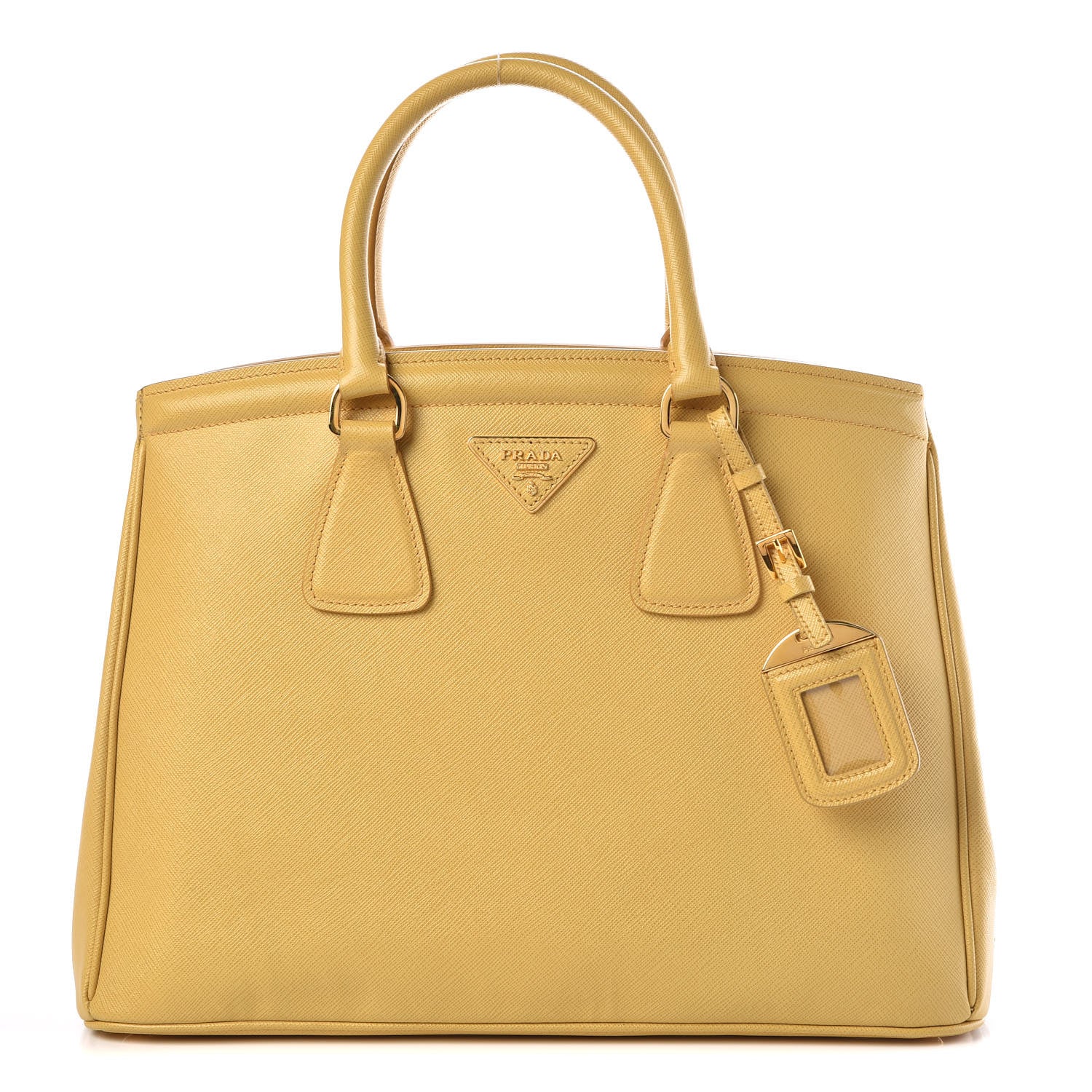 Prada Saffiano Lux Parabole Tote Ginestra 1 of 10