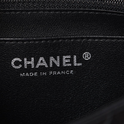 Chanel Lambskin Chevron Quilted Mini Square Flap So Black 6 of 10