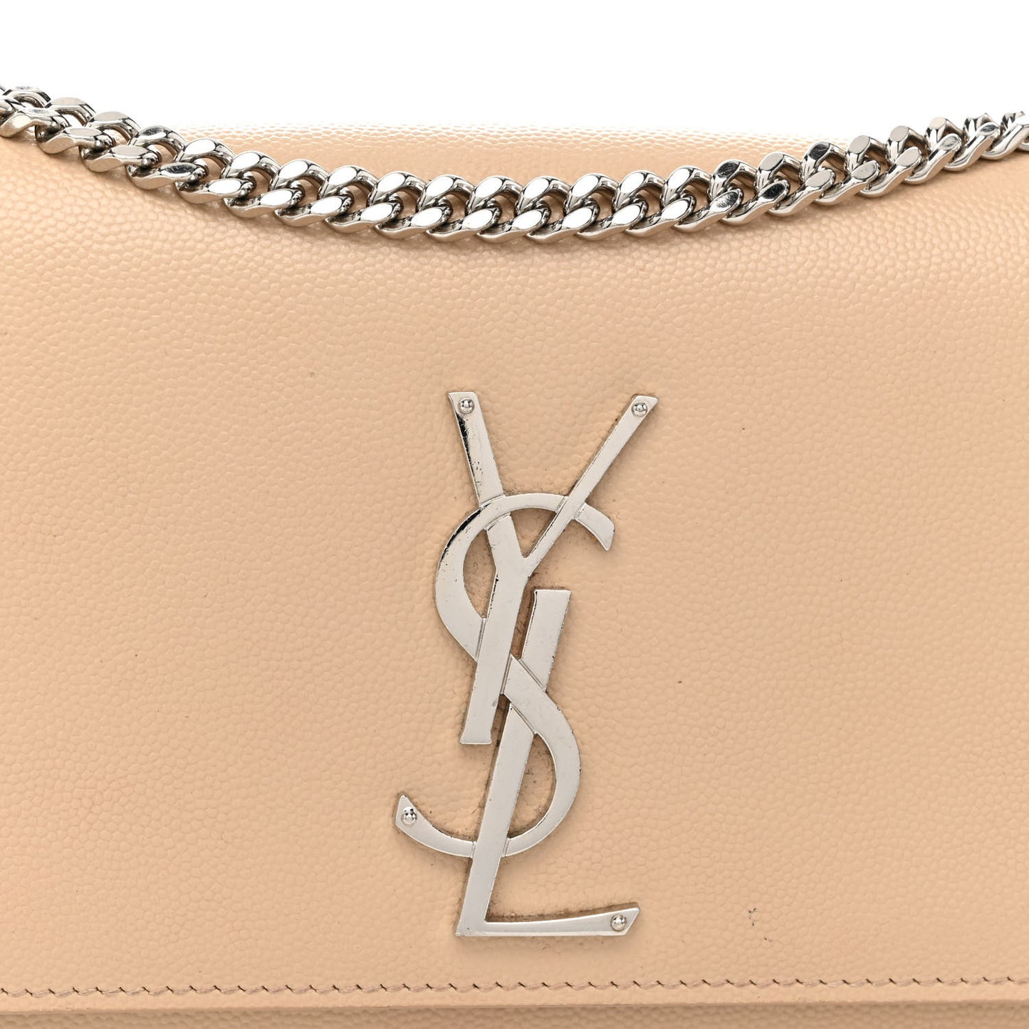 Grain De Poudre Small Monogram Kate Satchel Nude Powder