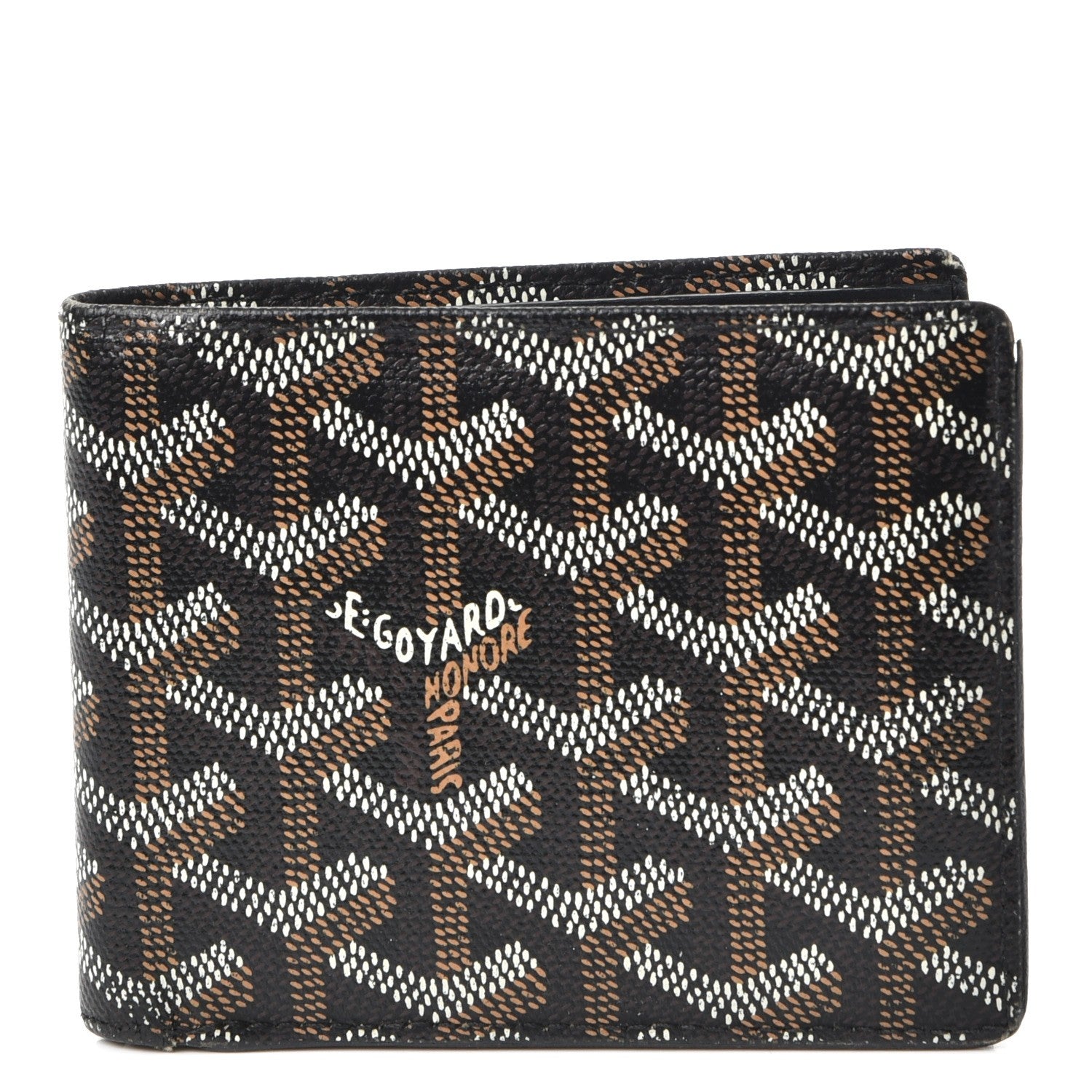 Goyard Goyardine Bi-Fold Wallet Black 1 of 9