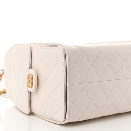 Chanel Caviar Quilted Small Chanel 25 Handbag White 9 of 11