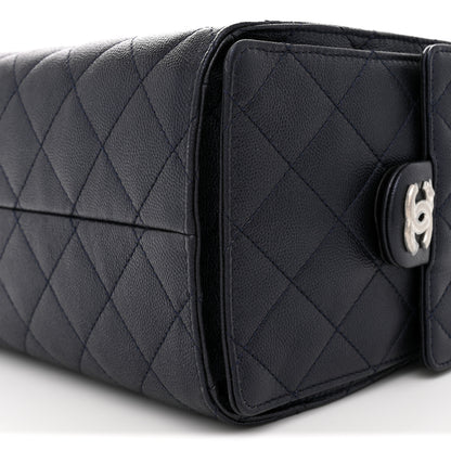 Chanel Caviar Quilted Small Chanel 25 Handbag Dark Navy 10 of 11