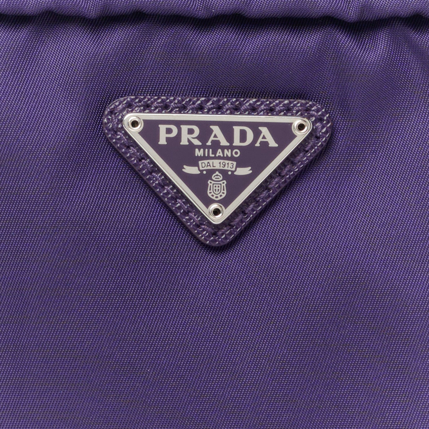 Prada Nylon Tessuto Cosmetic Pouch Purple 8 of 8