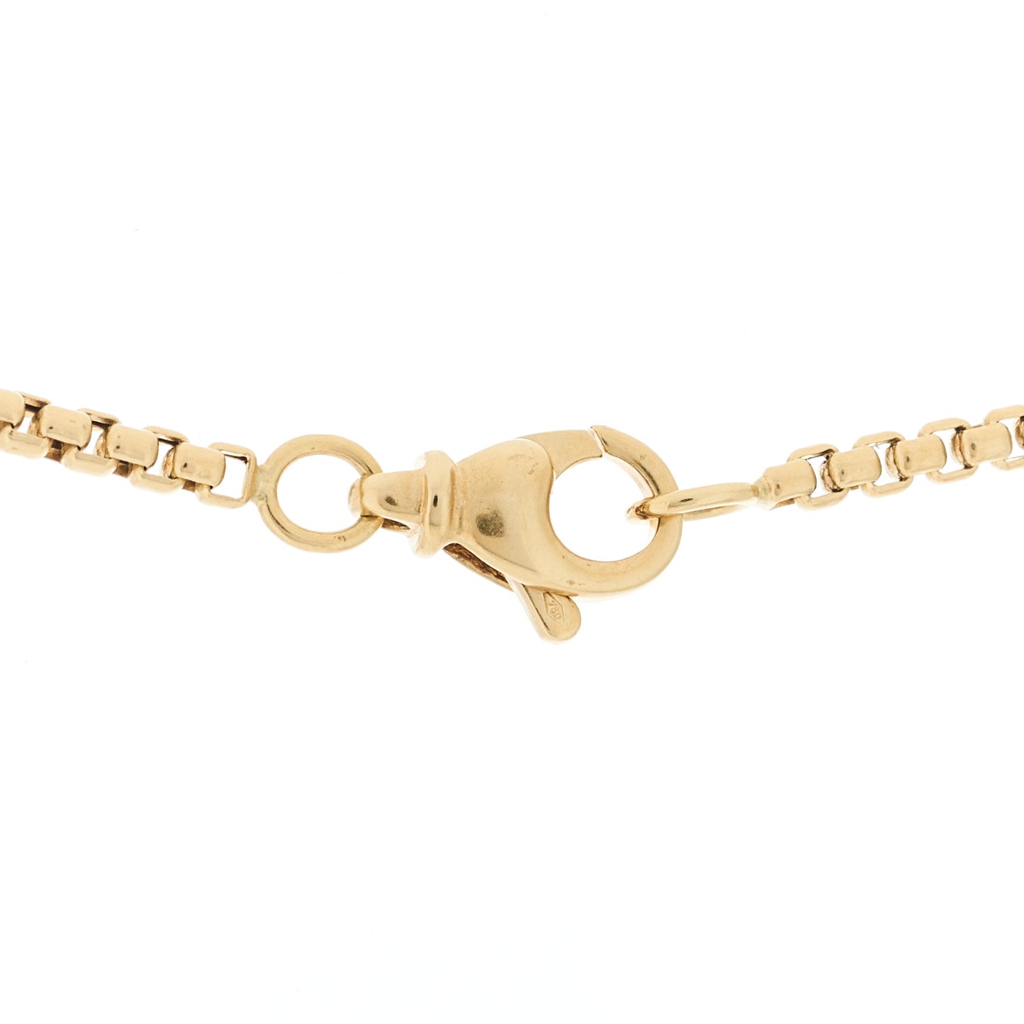 18K Yellow Gold 2.7mm Box Chain Necklace 22"