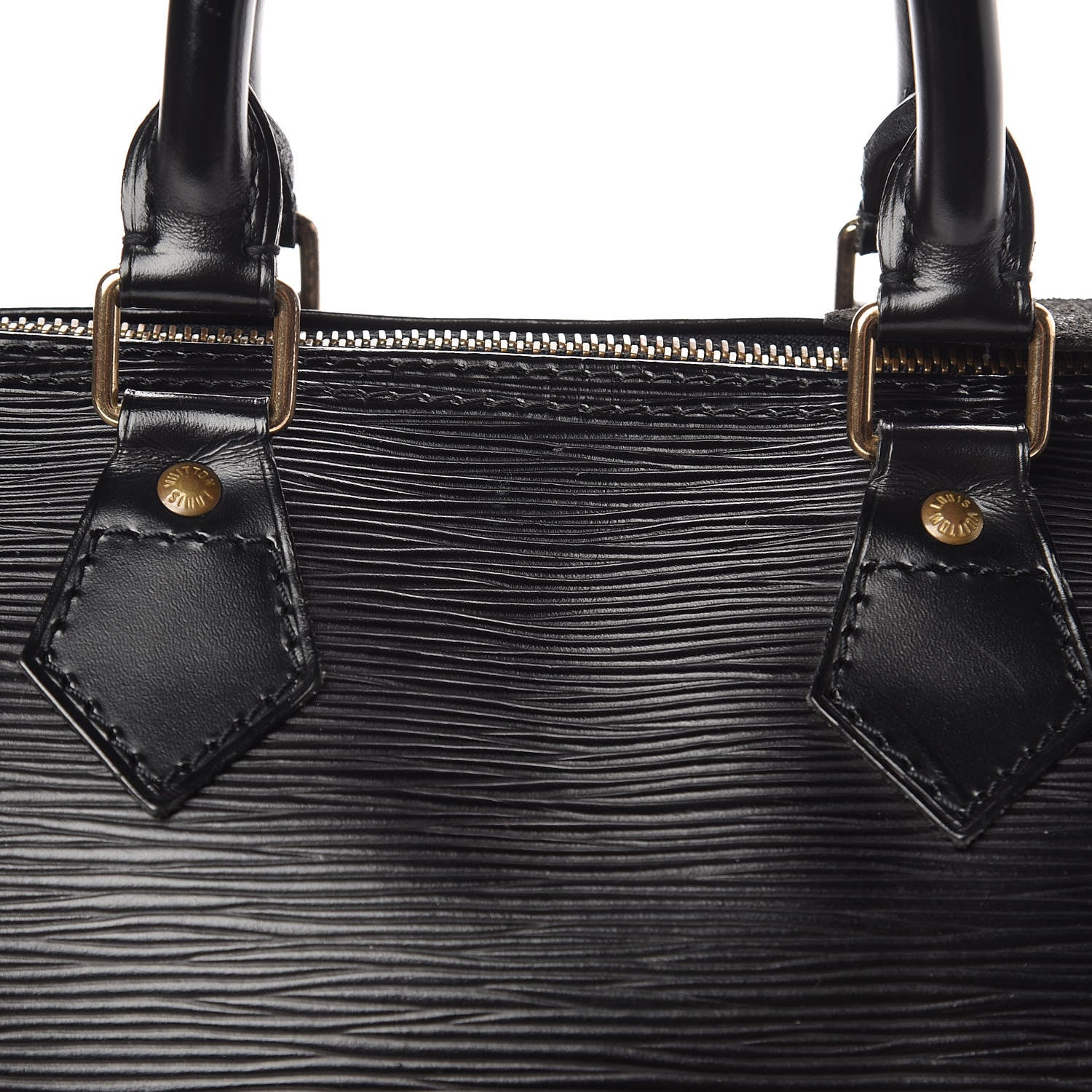 Louis Vuitton Epi Speedy 25 Black 9 of 12