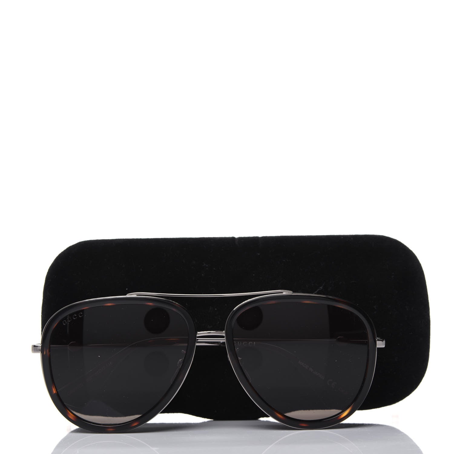 Gucci Aviator Sunglasses GG0062S Tortoise 7 of 7