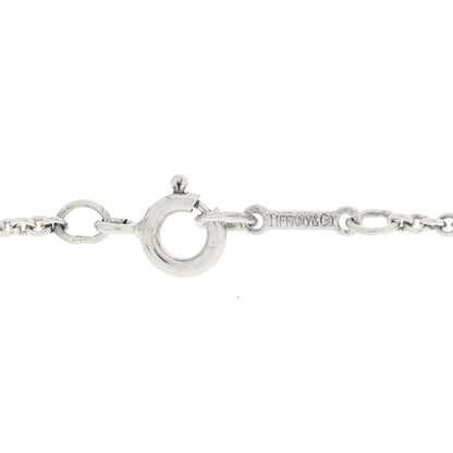 Tiffany Sterling Silver 19mm Elsa Peretti Bean Pendant Necklace 6 of 6