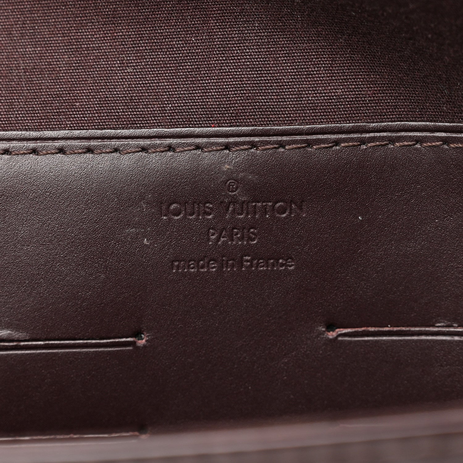 Louis Vuitton Vernis Ana Clutch Amarante 6 of 9