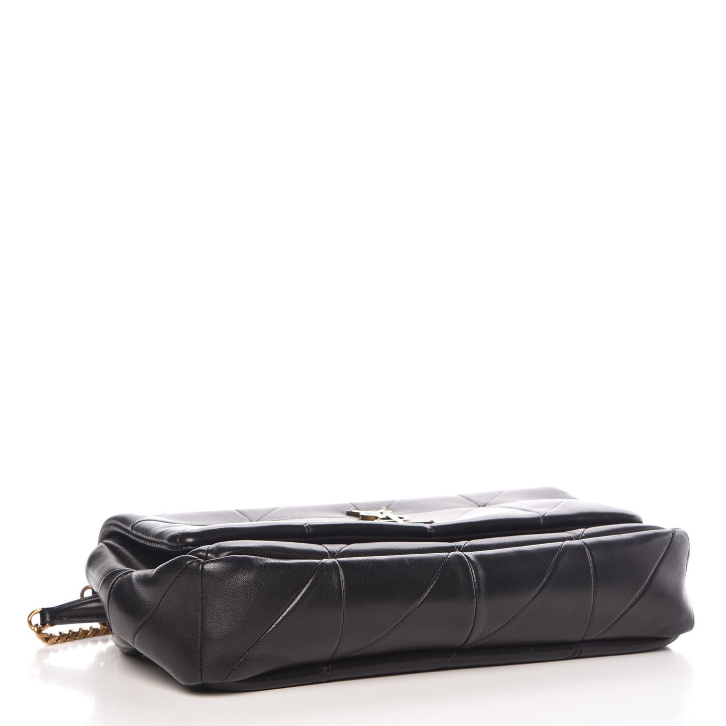 Lambskin Patchwork Monogram Medium Jamie Black