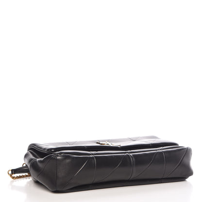 Saint Laurent Lambskin Patchwork Monogram Medium Jamie Black 4 of 9