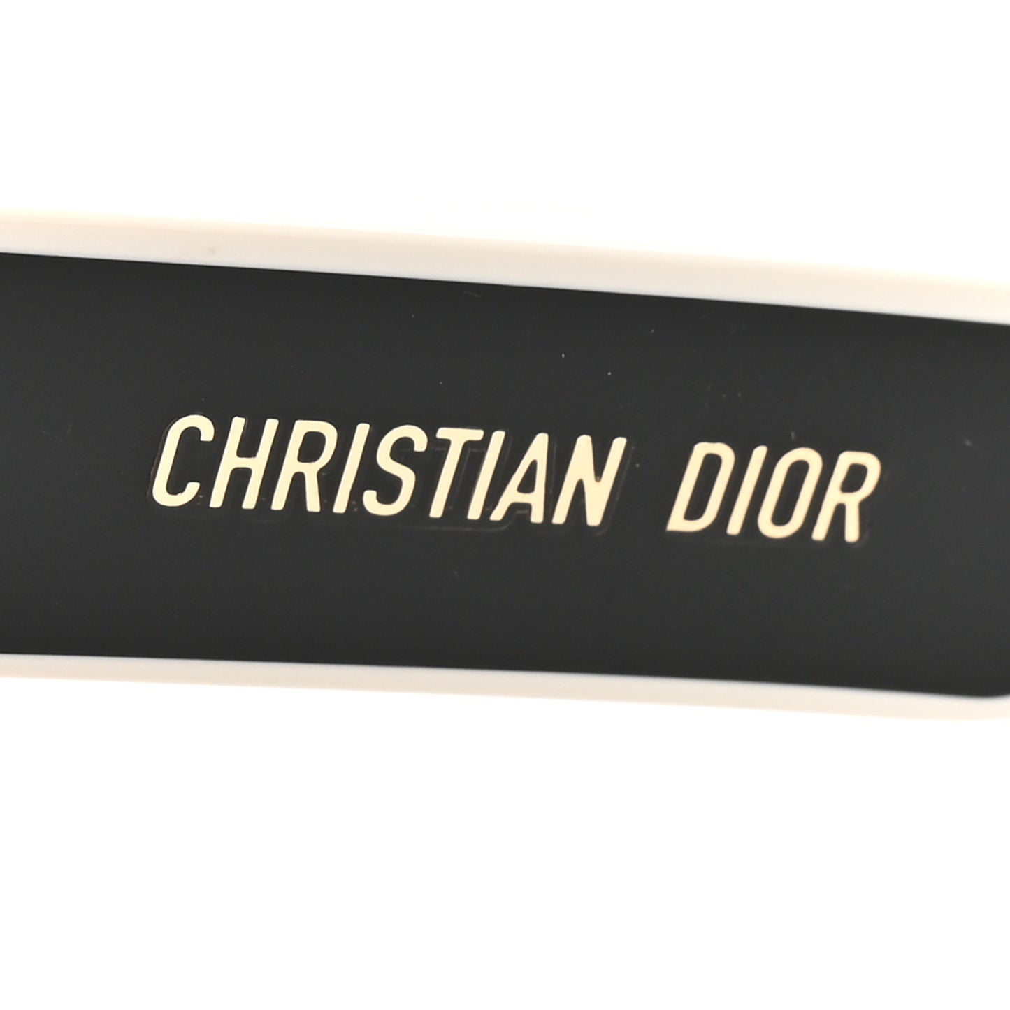 Diorpacific S1U Square Sunglasses Black White