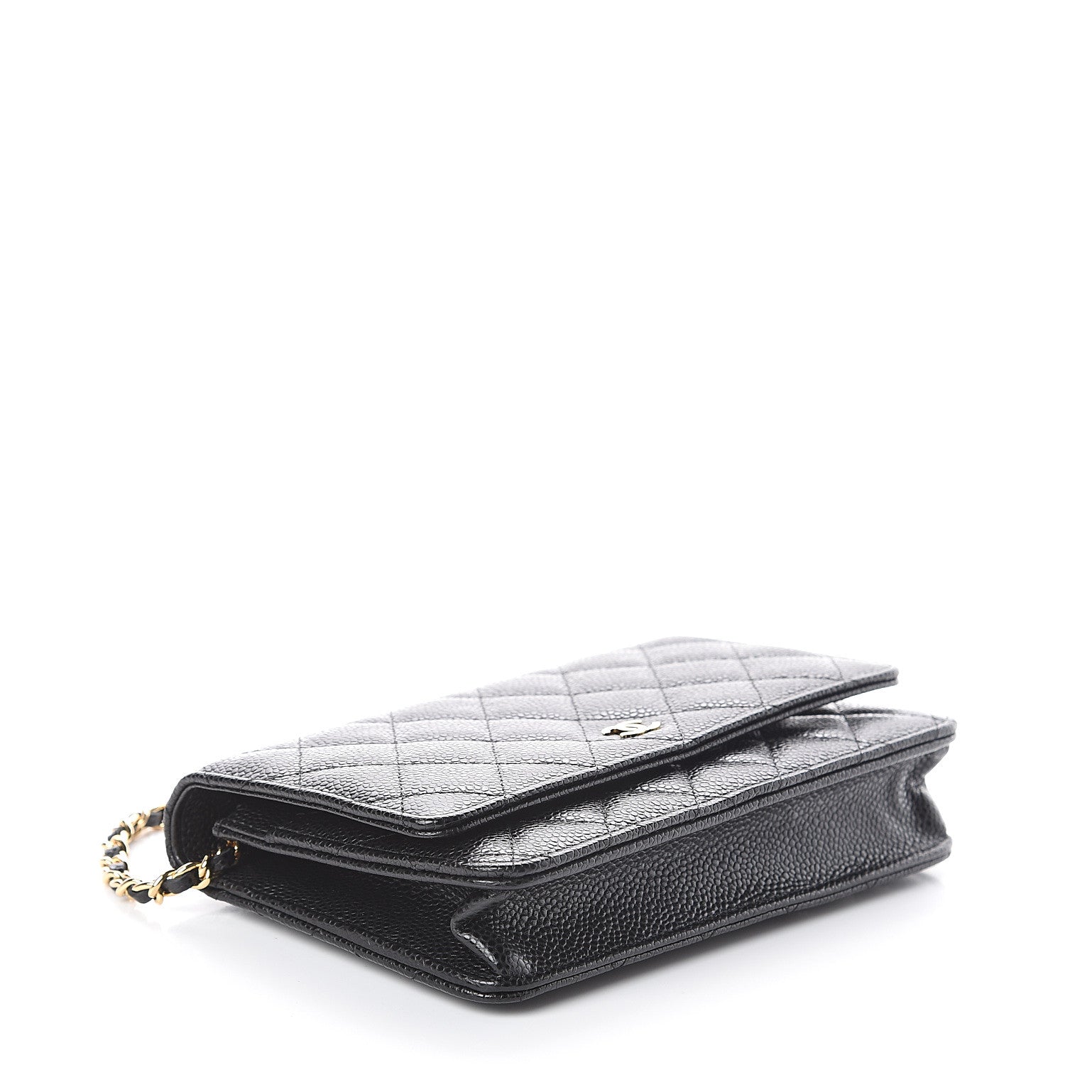 Chanel Caviar Quilted Wallet On Chain WOC Black 3 of 7
