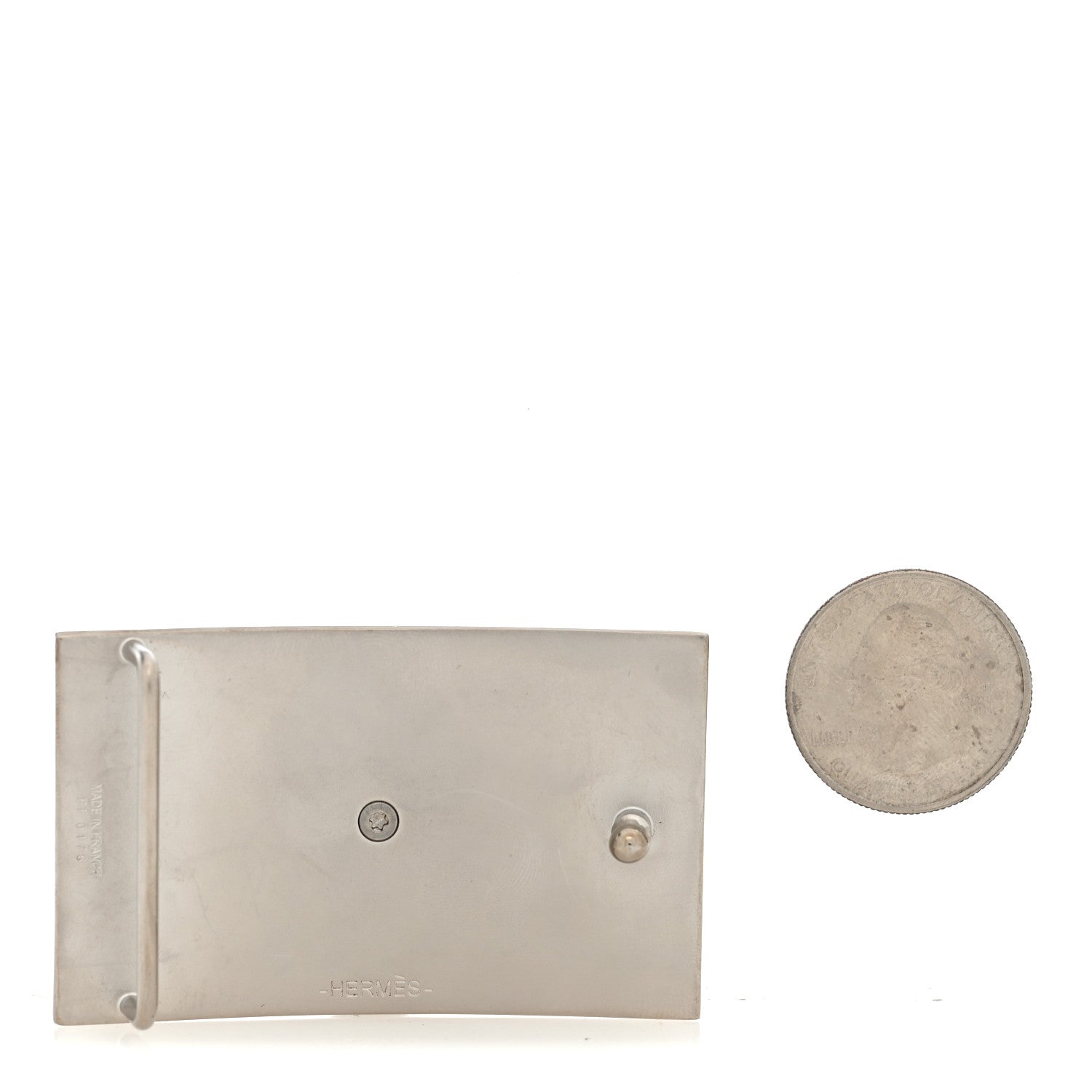 Hermes Palladium Collier de Chien 32mm Belt Buckle 2 of 3