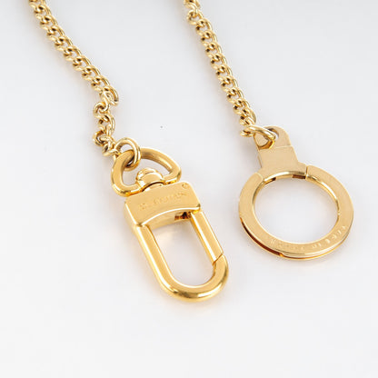 Louis Vuitton Metal Pochette Extender Key Ring Chain Gold 3 of 4