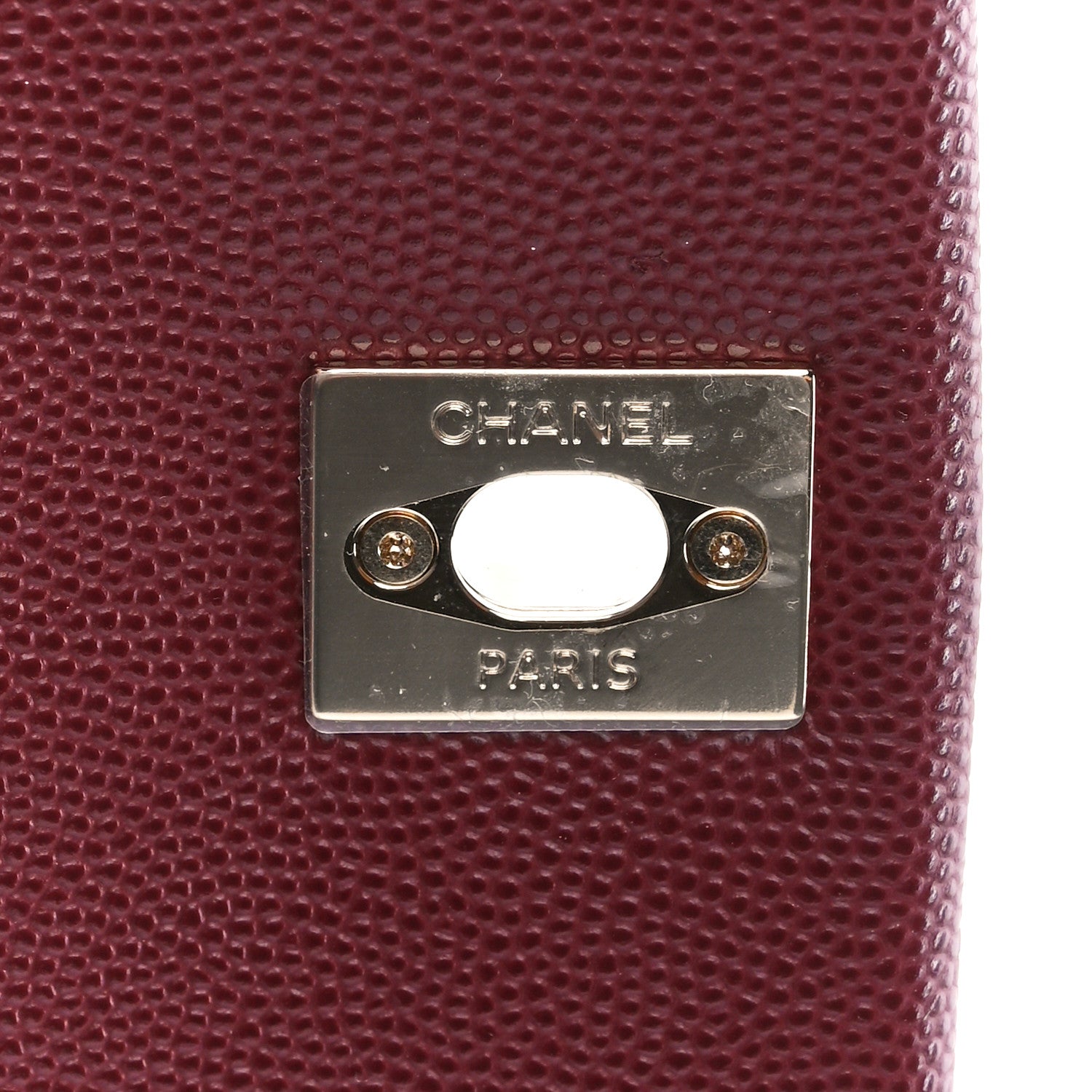 Chanel Caviar Quilted Extra Mini Coco Handle Flap Burgundy 7 of 13