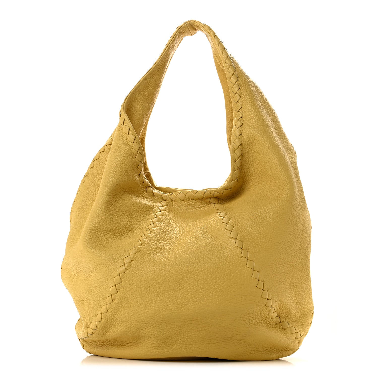 Bottega Veneta Cervo Deerskin Large Hobo Yellow 1 of 13