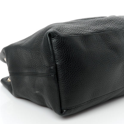Gucci Pebbled Calfskin Medium Soho Chain Shoulder Bag Black 10 of 11