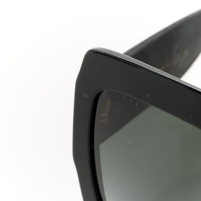 Gucci Square Frame Glitter GG0102S Sunglasses Black 7 of 8