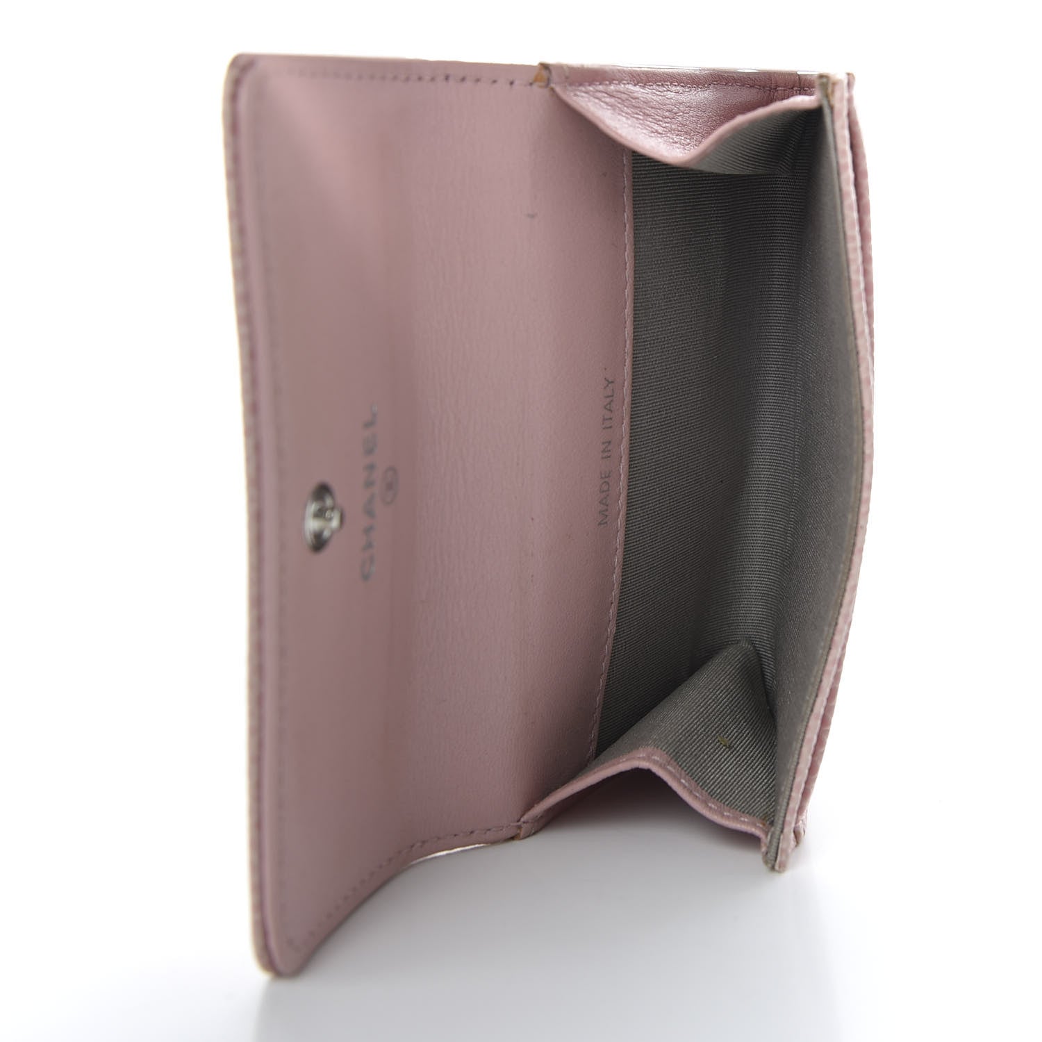 Chanel Caviar CC Timeless Card Holder Pink 5 of 9