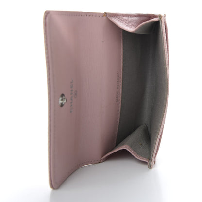 Chanel Caviar CC Timeless Card Holder Pink 5 of 9