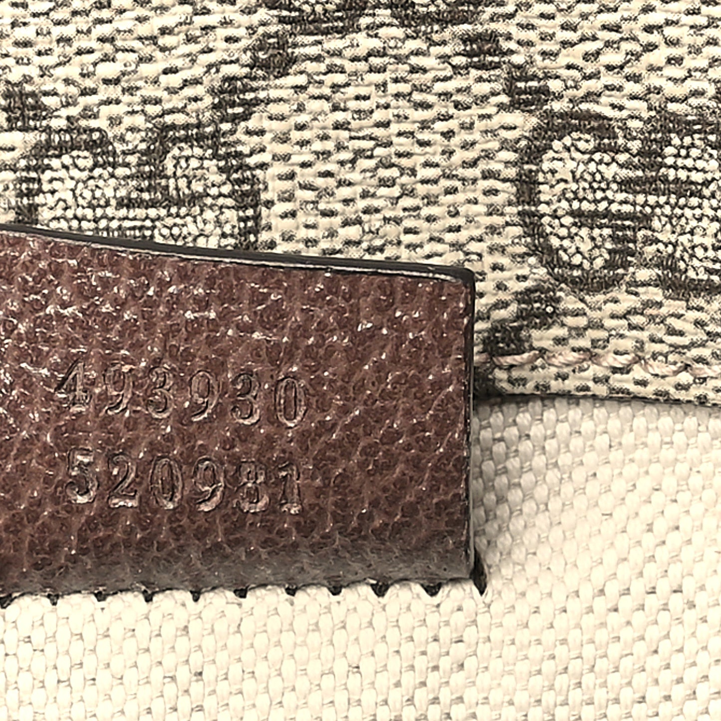 GG Supreme Monogram Neo Vintage Web Belt Bag Brown
