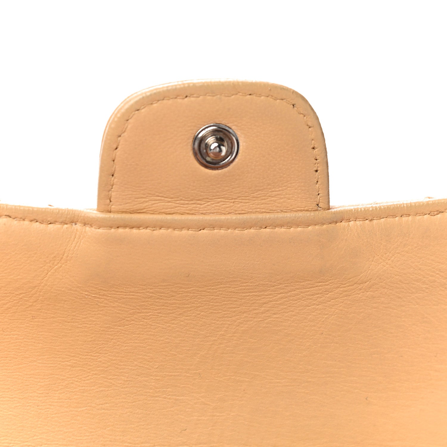 Chanel Lambskin Quilted Large Flap Wallet Beige 15 of 28