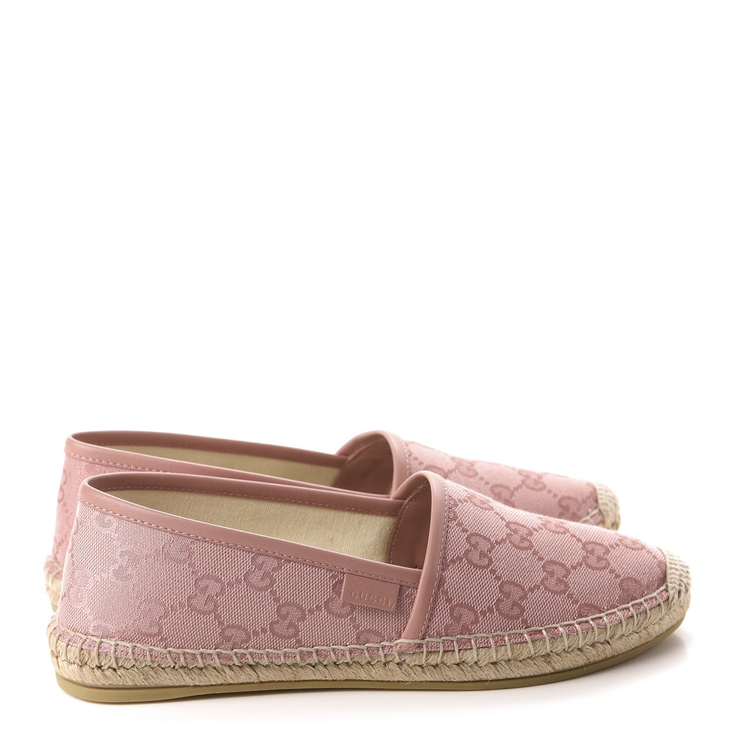 Monogram Espadrilles 36.5 Soft Pink