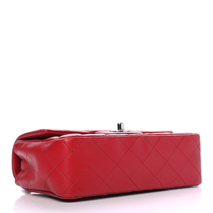 Chanel Lambskin Quilted Mini Rectangular Flap Red 3 of 4