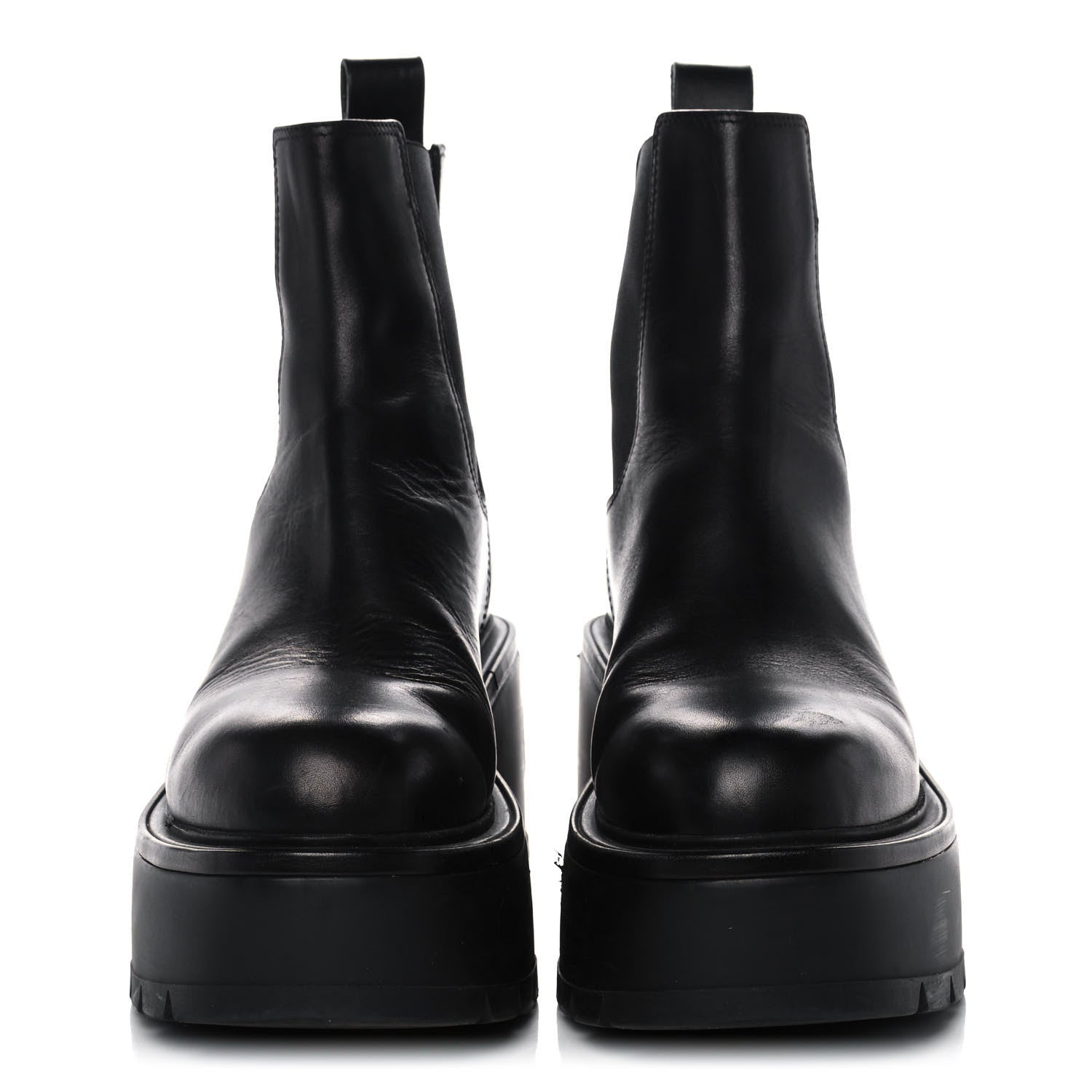 Valentino Garavani Calfskin VLOGO Uniqueform Chelsea 55/85mm Flatform Ankle Boots 41 Black 2 of 11