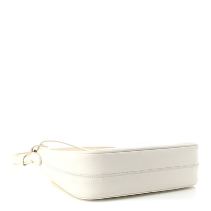 Prada Saffiano Lux Mini Re-Edition Shoulder Bag White 4 of 12