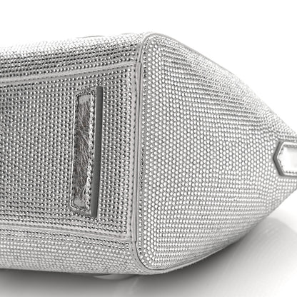 Givenchy Crystal Embellished Mini Lock Antigona Shoulder Bag Silvery Grey 8 of 8