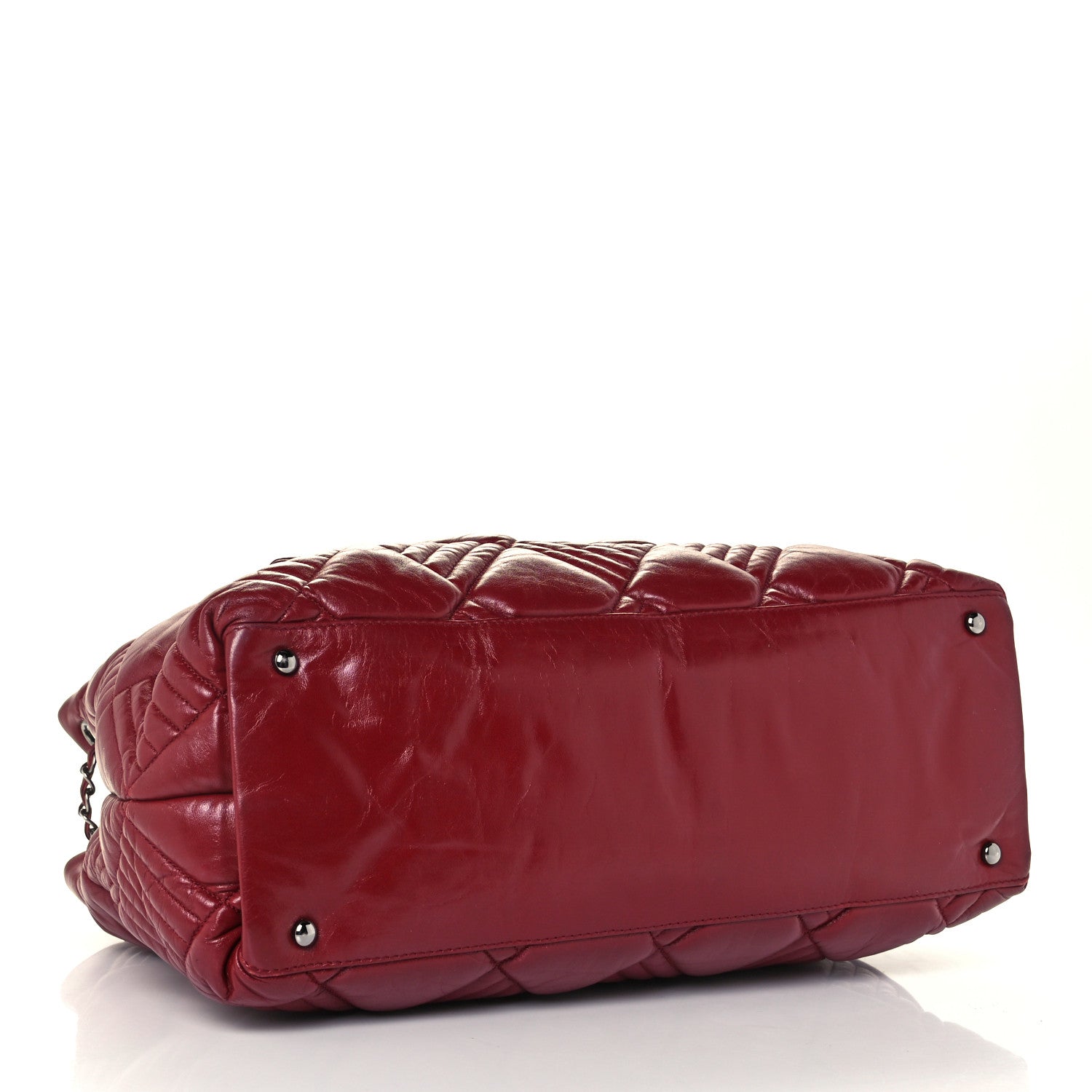 Chanel Lambskin Large In and Out Tote Red 3 of 9