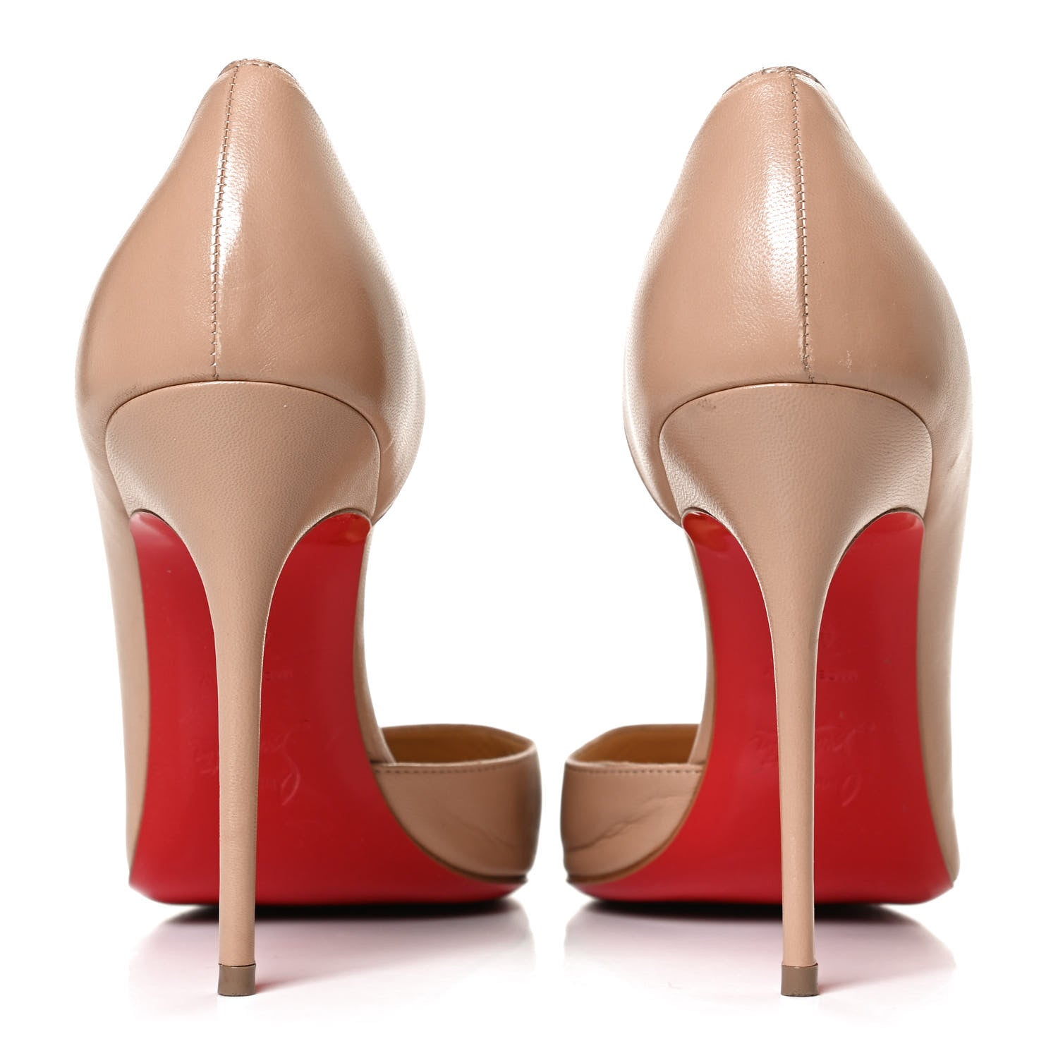 Christian Louboutin Kid Iriza 100 Pumps 40.5 Nude 6 of 12