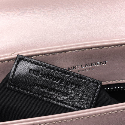 Saint Laurent Calfskin Y Quilted Monogram Toy Loulou Crossbody Bag Light Natural 8 of 21