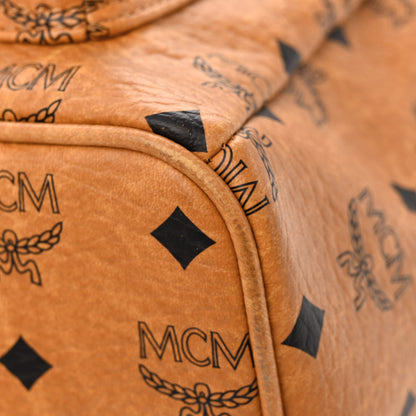 MCM Visetos Crown Stud Medium Stark Backpack Cognac 14 of 18