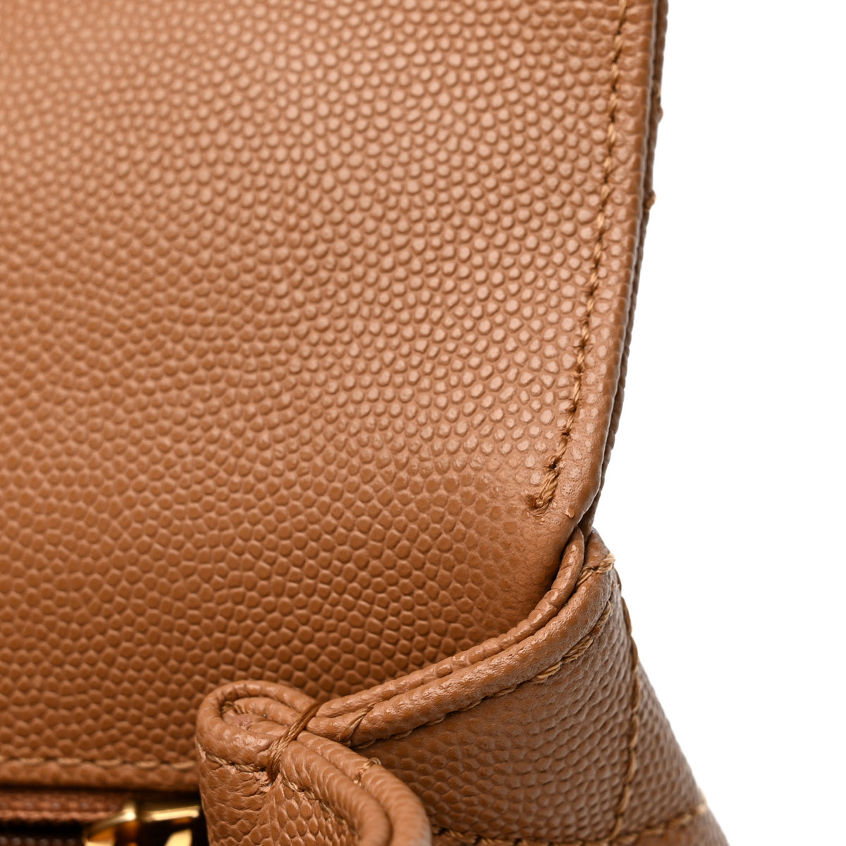 Chanel Caviar Quilted Mini Coco Chain Handle Flap Dark Beige 12 of 14