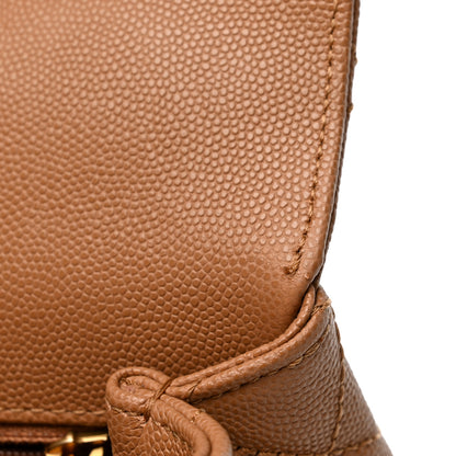 Chanel Caviar Quilted Mini Coco Chain Handle Flap Dark Beige 12 of 14