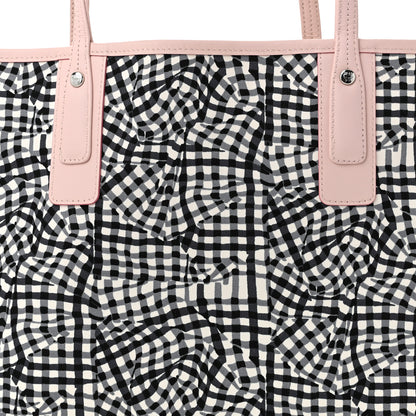 MCM Visetos Medium Liz Reversible Shopper Tote White Soft Pink 14 of 22