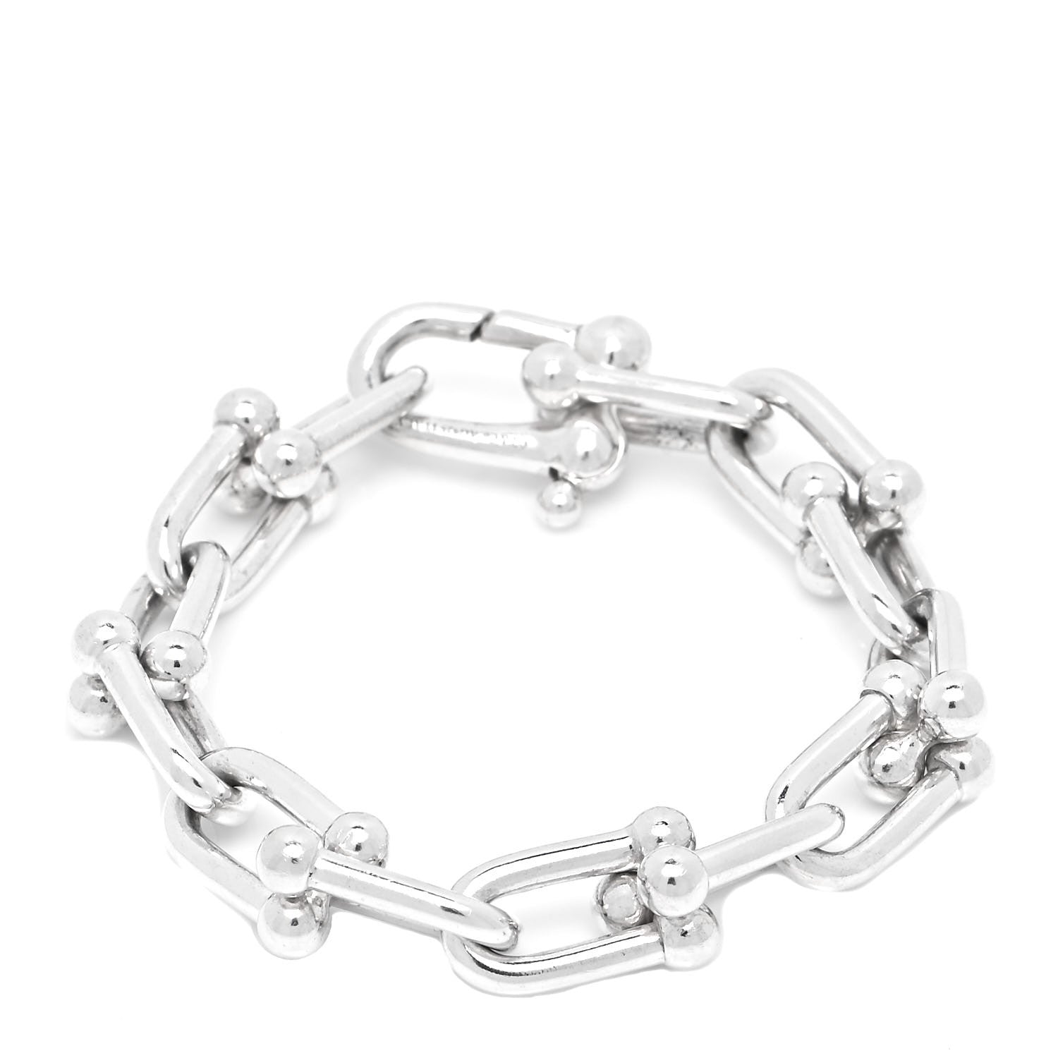 Tiffany Sterling Silver Large HardWear Link Bracelet 1 of 6