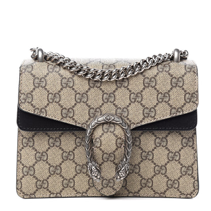 Gucci GG Supreme Monogram Mini Dionysus Shoulder Bag Black 1 of 13